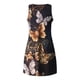 thumbnail image 4 of ICHUANYI Clearance Fashion Women's Casual Sleeveless Ladies Printed Slim Dress(Coffee, L) ICHUANYI WER2023080704718, 4 of 6