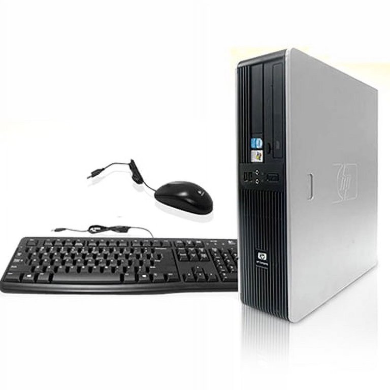 Restored HP Desktop Computer Bundle Windows 10 Intel 2.13GHz Processor 4GB  RAM 160GB Hard Drive DVD Wifi with a 17