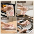 thumbnail image 5 of 2 Pcs Pioneer Flower Floral Print Pattern Kitchen Towels, Funny Microfiber Dish Towel Set, 18" X 26" Tea Towels, 5 of 6