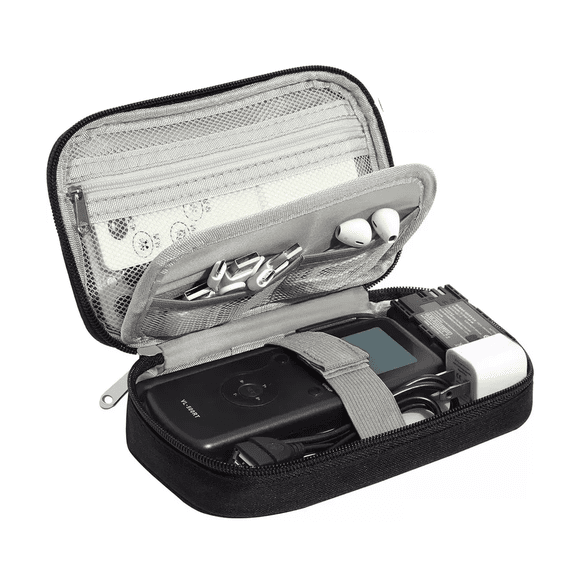 Bolso Organizador Electrónico Cables Para Viaje Negro