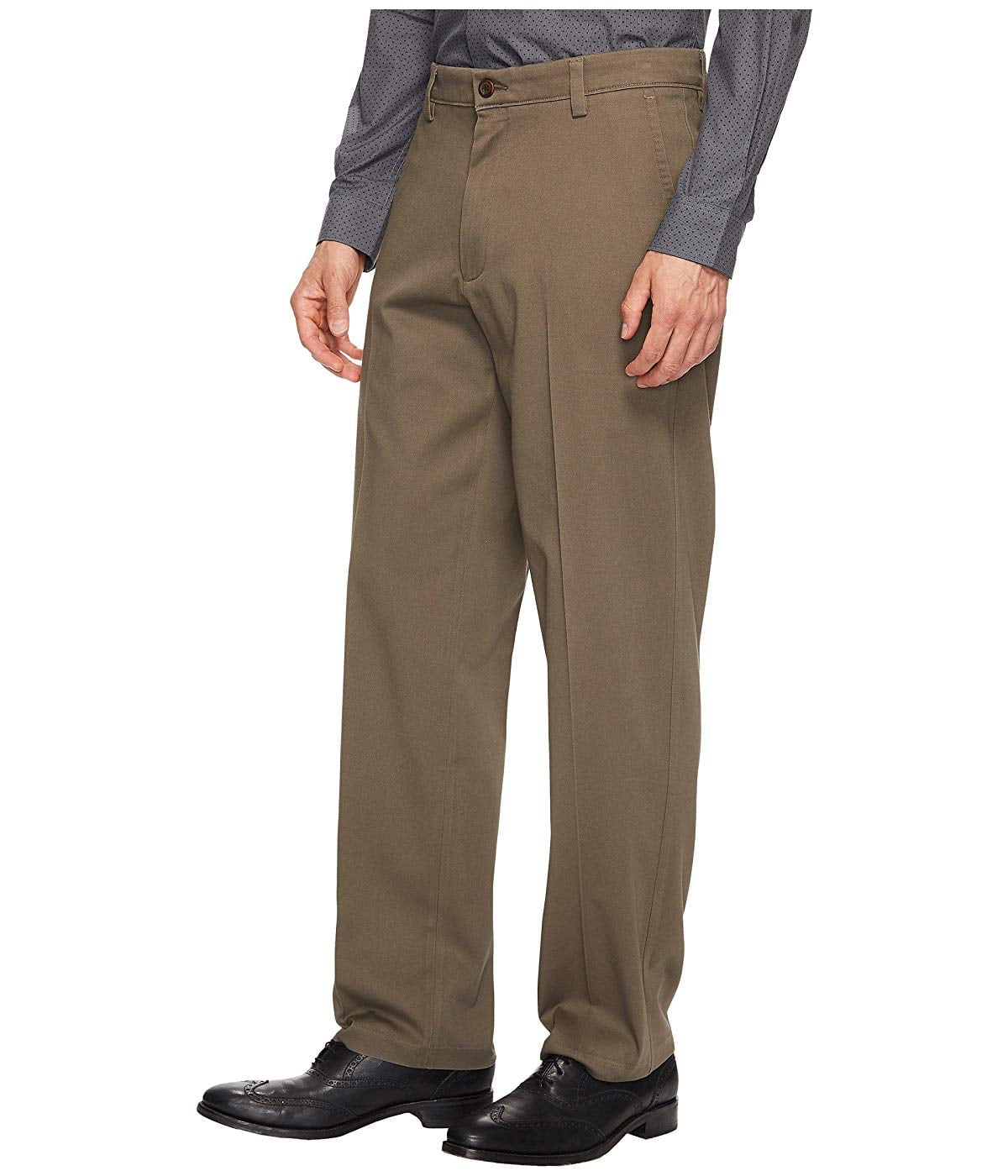 Dockers Men's Classic Flat Front Easy Khaki Pant with Stretch