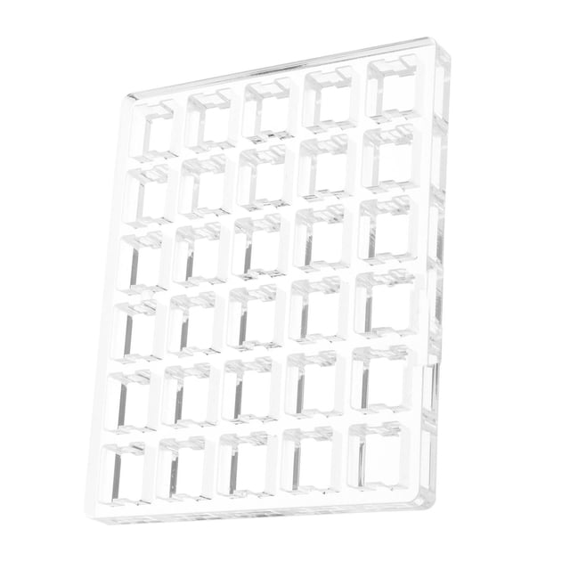 Placa acrílica de base de probador de interruptor transparente para tablero Tablero 5x6 jinwen Base del probador de interruptores