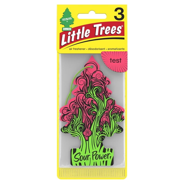 LITTLE TREES air freshener Sour Power 3-Pack
