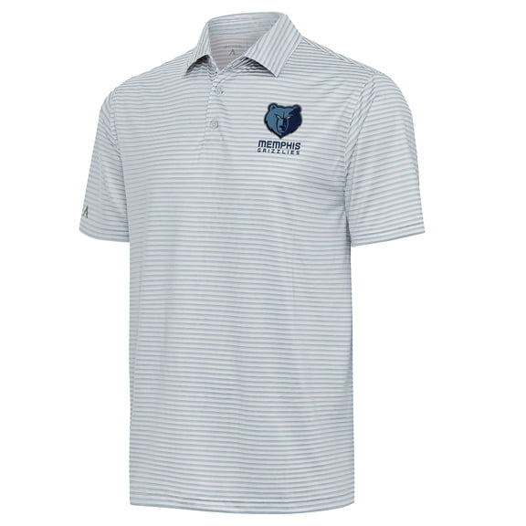 Men's Antigua  Gray Memphis Grizzlies Skills Polo
