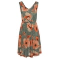 thumbnail image 4 of LASCANA Women's Pattern V-Neck Dress Flower, 4 of 5
