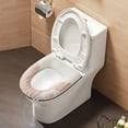 thumbnail image 6 of YHAICO Toilet Seat Round Toilet Seat Cushion Toilet Cushion Warm Plush Household Toilet Seat Cushion Toilet Seat Cover, 6 of 6