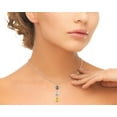 thumbnail image 2 of 9mm South Sea Multicolor Cultured Pearl Triple Drop Cultured Pearl Pendant Necklace in 14K Gold, 2 of 7