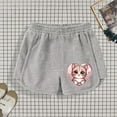 thumbnail image 2 of DHFJKG Kids Girls Shorts Casual Shorts Comfortable Fashion Cute Printed Loose Fit Shorts Everyday Wear Girls Baggy Leisure Trousers 7-8 Years, 2 of 7