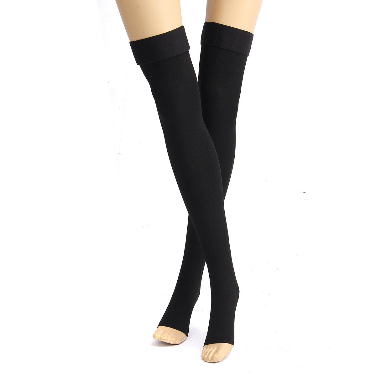 3040mmHg High Compression Thigh Stocking Open Toe Varicose Vein Support Socks Walmart Canada