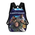 thumbnail image 1 of Buzz Lightyear-theme Backpack, Campus style schoolbag Bookbag with Adjustable Shoulder Straps And Large Zip Compartment, Unisex Travel Bags.17”, 1 of 6