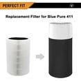 thumbnail image 4 of A 3-pack, the Blue Pure 411 Replacement Compatible with Blueair, 4 of 5