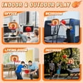 thumbnail image 3 of Desktop Basketball Game for Kids with 2 Mini Basketball, Hoop Basketball Gift Desk Games Fun Desktop Gift Basketball Toys Home Office for 4 5 6 7 8 9 10 11 12+ Year Old Boys（With suction cups）, 3 of 8