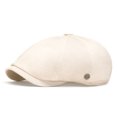 thumbnail image 4 of Men's Adjustable Fit Newsboy Cap Cotton Herringbone Flat Hat Washed Beret Ivy Style for Golf Cabbie Driving Casual Fashion (Yellow), 4 of 4