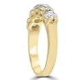 thumbnail image 2 of Pompeii 2 ct Diamond Five Stone Wedding Anniversary Round Cut Ring 14k Yellow Gold, 2 of 3