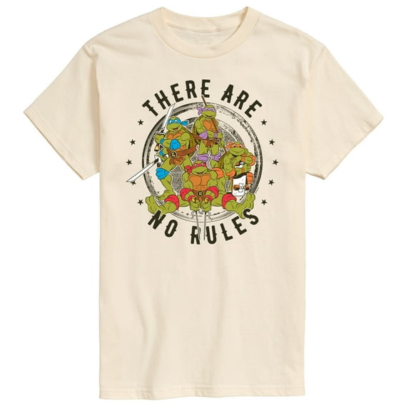 Teenage Mutant Ninja Turtles - There Are No Rules - Men's Short Sleeve Graphic T-Shirt
