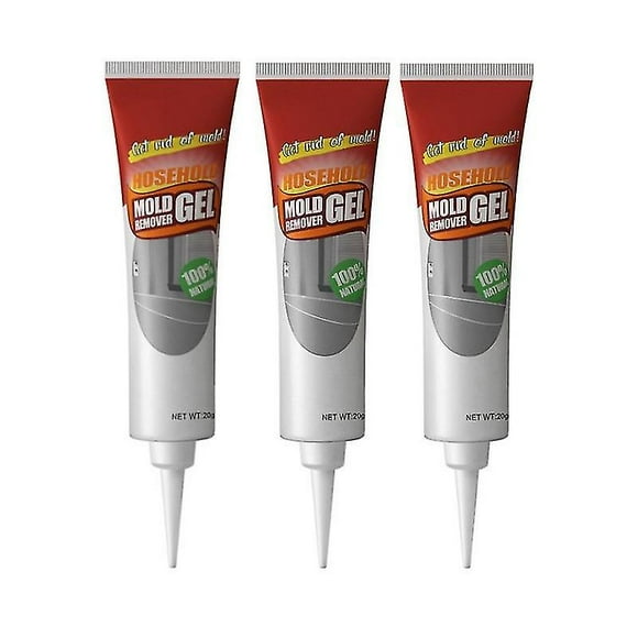 3x Mildew Removing Gel Mold Magic Remover Home Wall Tile Glass Glue Cleaning 20g