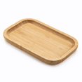 thumbnail image 1 of Bandeja de tocador XIMISISE de bambú para organizar el baño, 20 x 13 x 2 cm, 1 of 7