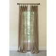 thumbnail image 5 of La Rosa Metallic Semi Sheer Rod Pocket Single Curtain Panel, 5 of 5