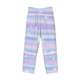 thumbnail image 4 of Daiia Striped Gradient Men's Sleep Pant with Pockets and Drawstring,Pajama Pants-Medium, 4 of 9