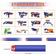 thumbnail image 3 of 100PCS Foam Darts Refill Compatible with Nerf N-Strike Elite Blasters Blue, 3 of 5