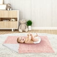 thumbnail image 3 of Sweet Jojo Designs Rose Blush Pink Baby Security Blanket, 3 of 5