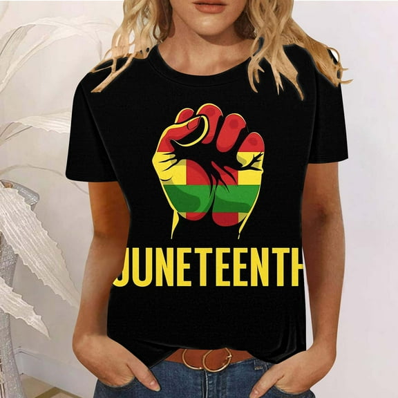 Sakmal Short Sleeve Tshirts Shirts for women Dolman Black History Oversized Graphic Tees T-Shirts Womens Spring Tops