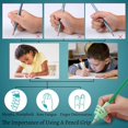 thumbnail image 2 of 3 Pa Pencil Grips, Pencil Grips For Kids Handwriting, Ldren Pen Writing Aid Grip Set Posture Correction Tool For Kids Preschoolers Ldren, Holl, 2 of 4