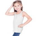 thumbnail image 1 of Kavio Little Girls Sheer Jersey Racer Back Tank PJP0522 - White - 5\6, 1 of 1