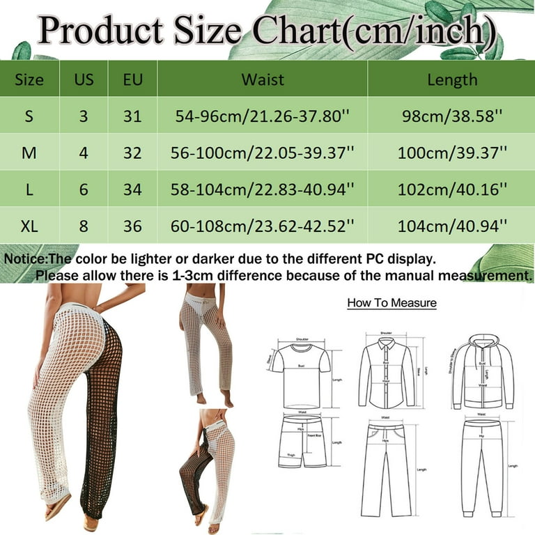 HSMQHJWE Maze Collection Pants For Women Wide Leg Pants For Women Summer  Knitted Color Hollow Pants Trousers Matching Ripped Summer Beach Fringed