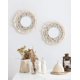 thumbnail image 2 of Espejo colgante de pared con borlas de macramé, juego de 2 pequeños espejos decorativos redondos de estilo bohemio antiguo para apartamento, sala de estar, dormitorio, guardería, hermosas, 2 of 5