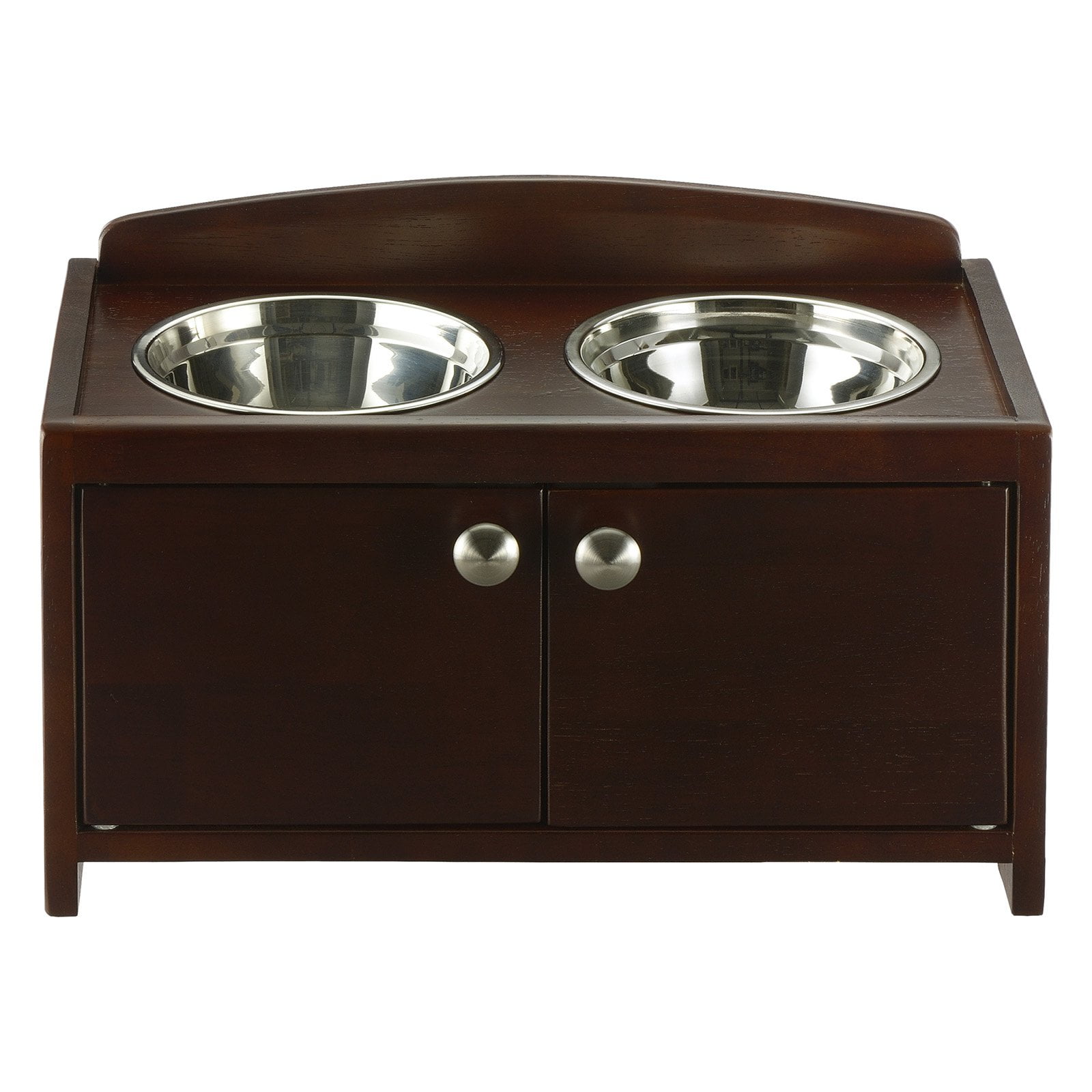 Elegant Wooden Pet Feeder M