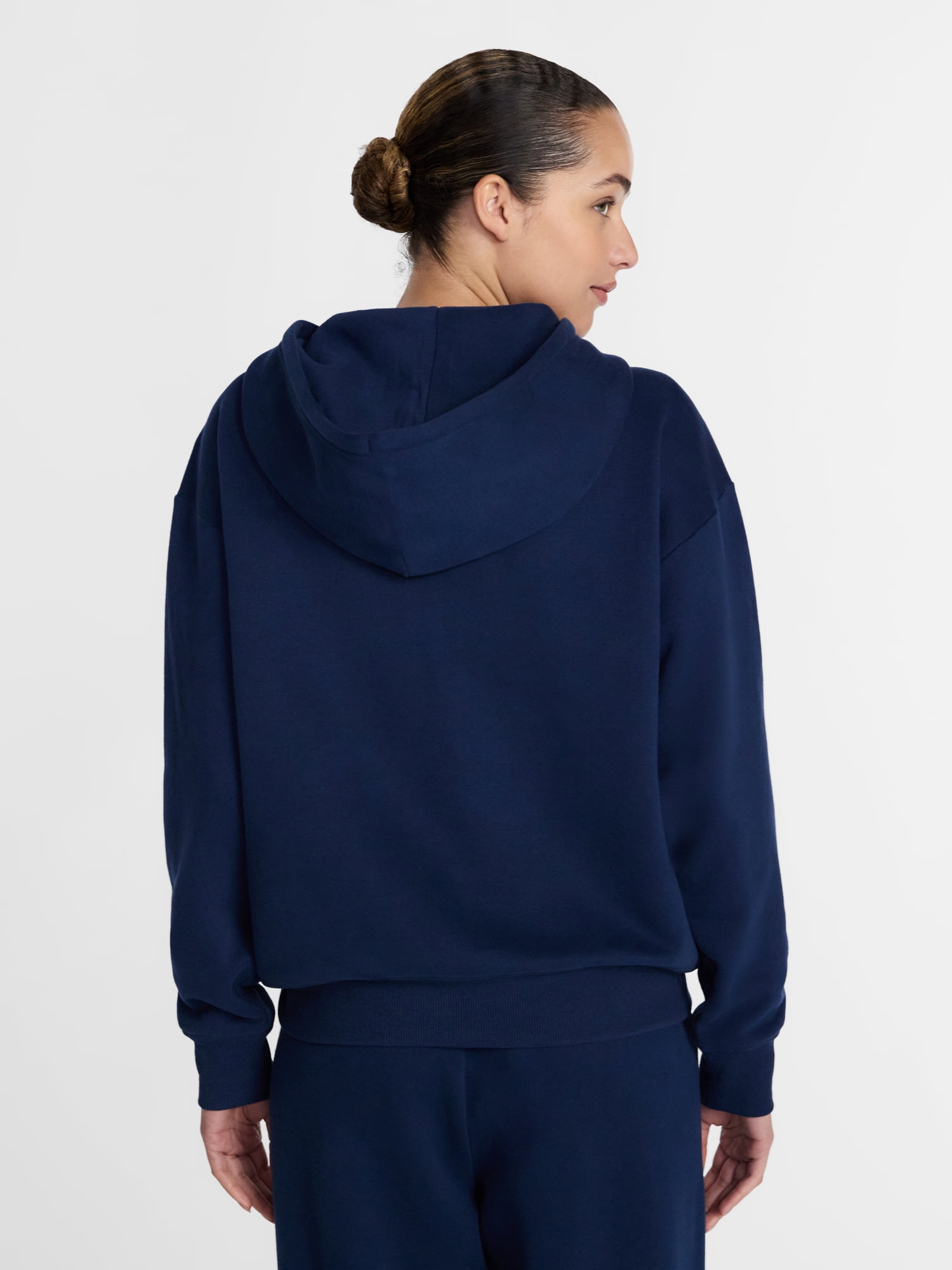 Athletic Works Women's and Women's Plus Full Zip Fleece Hoodie, Sizes XS-4X