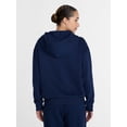 thumbnail image 5 of Athletic Works Women's and Women's Plus Full Zip Fleece Hoodie, Sizes XS-4X, 5 of 7