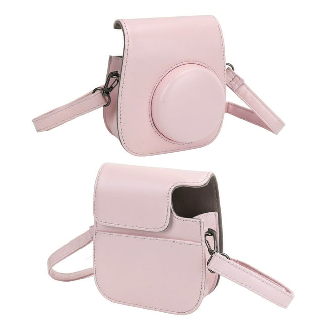Camera Bag Set with Album Filters Colorful Hanging Frames Stickers, Mini Instant Camera Protective Bag with Adjustable Strap PU Case for in st ax Mini 12