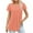 #Solid Color-Orange, variant on Jewelreauty Plus Size Blouses for Women Short Sleeve Crewneck Pleated Tunic Tops Summer Flowy Casual Shirts (S, White)