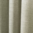 thumbnail image 3 of TWOPAGES Polyester Twill 84 W X 96 L Light Filtering French Pleated Textured Drape for Bedroom, 1 Panel, Feather Gray, 3 of 5