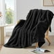 thumbnail image 1 of Cobija para Sofá, Sillón, Cama, Cobija de Cama Súper Suave de 230GSM con Rayas Negras para Oficina, Picnic, Viaje, Recámara, Cálida, Acogedora, Ligera, Decoración Del Hogar para Todas las Estaciones,, 1 of 7