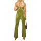 thumbnail image 3 of Conjunto de dos piezas con hombros descubiertos para mujer: top sin tirantes y pantalones anchos. Poliéster. Tallas S-L. Conjunto de verano., 3 of 8