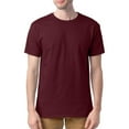 thumbnail image 3 of Hanes Mens ComfortSoft 4-Pack Crewneck T-Shirts, 3XL, Maroon, 3 of 5