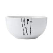 Studio Nova Linear Symphony 12 Piece Porcelain Dinnerware Set White