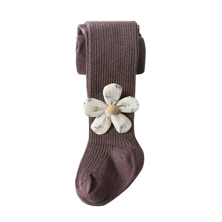 

Toddler Winter Autumn Girls Leggings Pants Warm Outwear For Babys Clothes Flower Pantyhose