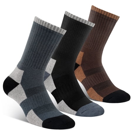 Women Men Wool Socks Merino Thick Thermal Warm Work Boots Socks 3 Pairs