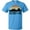 Pacific Blue, variant on Inktastic Detroit Michigan Skyline Retro T-Shirt