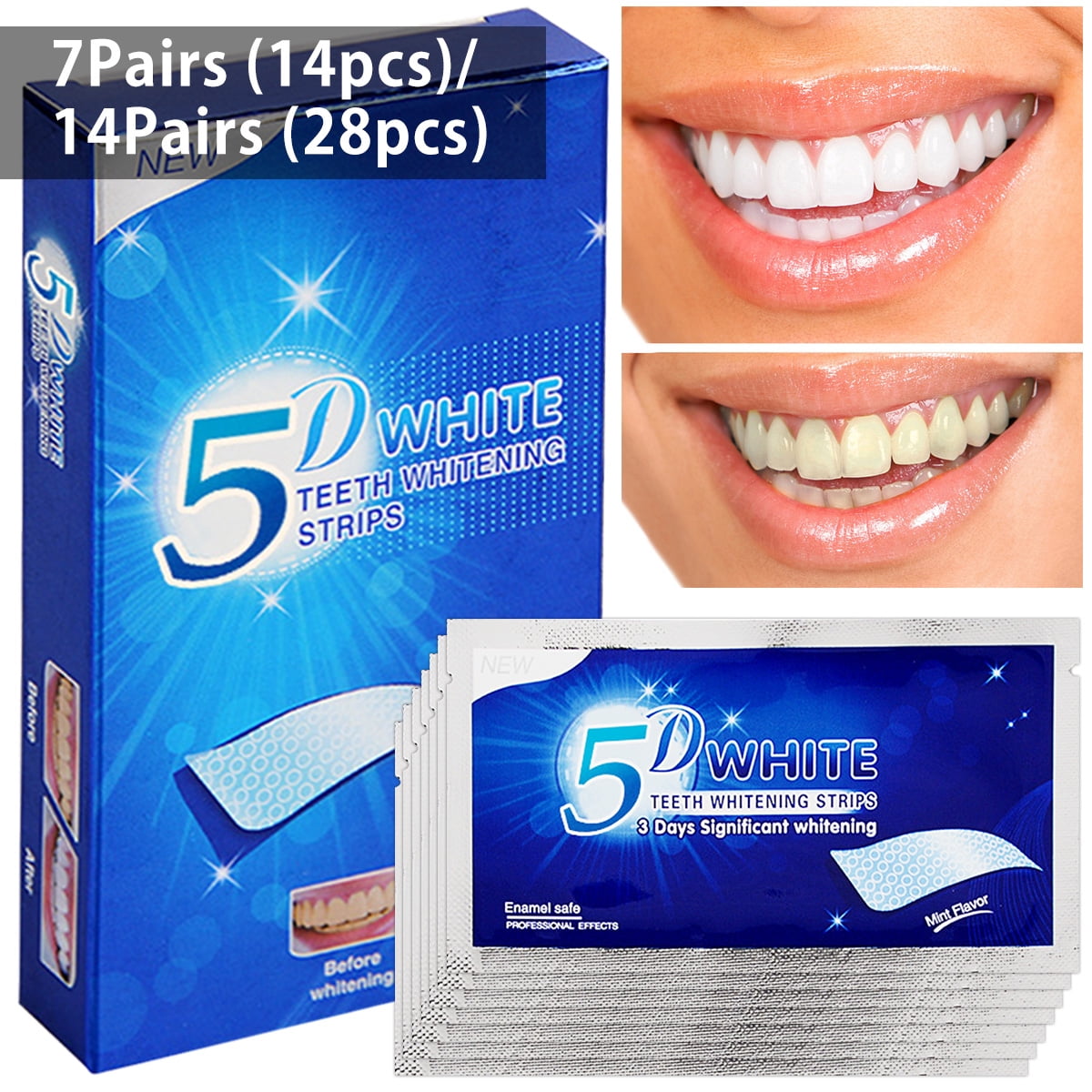 Willstar Teeth Whitening Strips, 7-Day Teeth Whitening Kit, Reduced