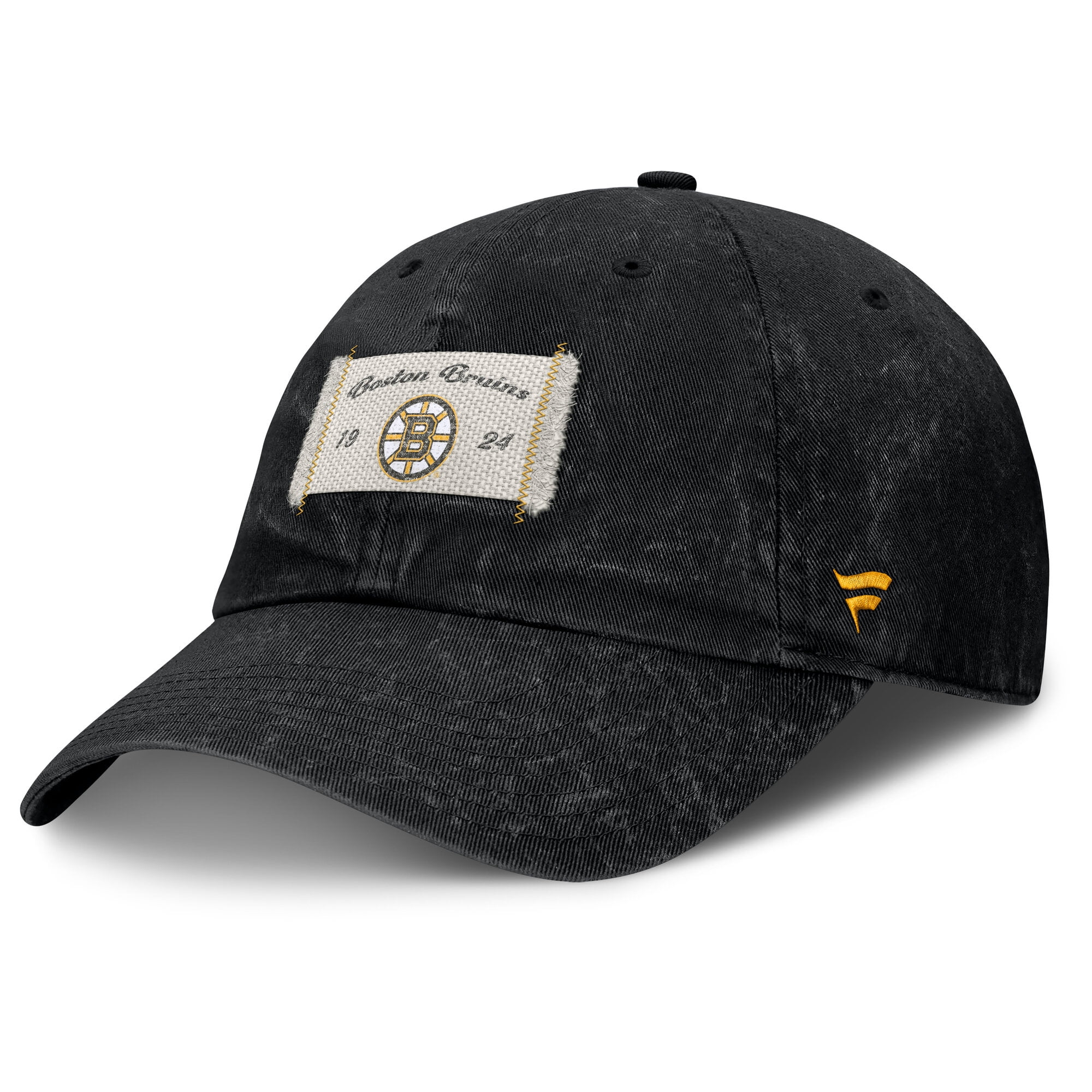 Fanatics Black Boston Bruins Authentic Pro Road Trucker Adjustable Hat Unisex Bruins Authentic Pro Road Adjustable Black Cap main image 2