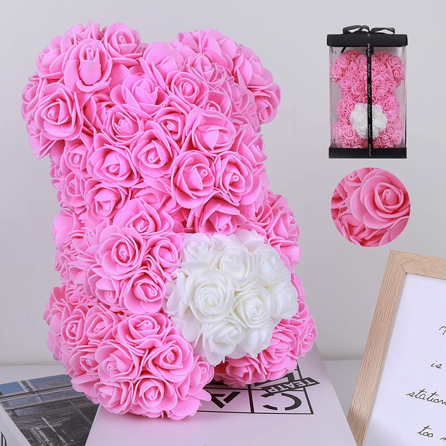 HOT Artificial Flowers Rose Teddy Bear $5 Rose Bear Rose Teddy