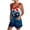 WQRX4-Blue, variant on Patriotic American Flag Overalls for Women 4th Of July Red White Blue Print Shorts Rompers Bibs Outfits with Pockets Independence Day
