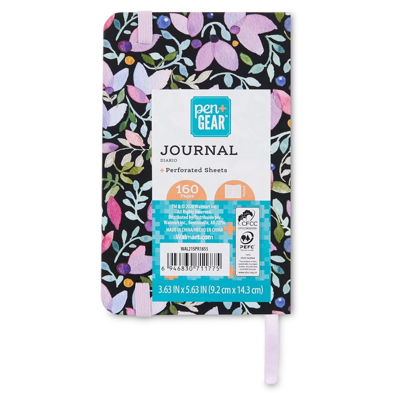 Pen+Gear Small Floral Hardcover Journal, 160 Pages photo 4
