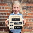 thumbnail image 3 of First Day of School Board First Day of School Chalkboard with Handle First Day of School Sign 1st Day Back to School, 3 of 5