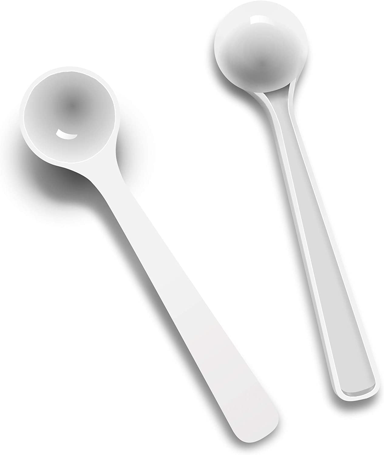 10 Gram 15 White Measuring Smidgen Micro Scoop 1 1/3 tbsp 20 Ml PP Lab  Measuring Mini Spoons for Powder Measurement or Baking - Static-free  Plastic